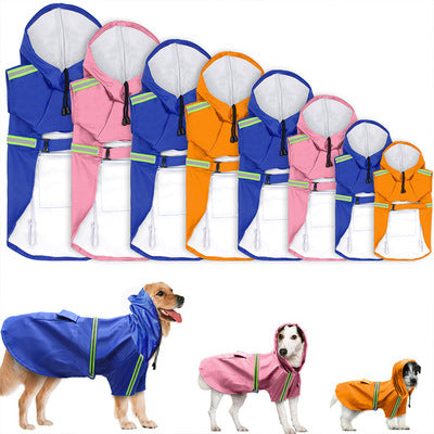 Reflective Dog Rain Cape