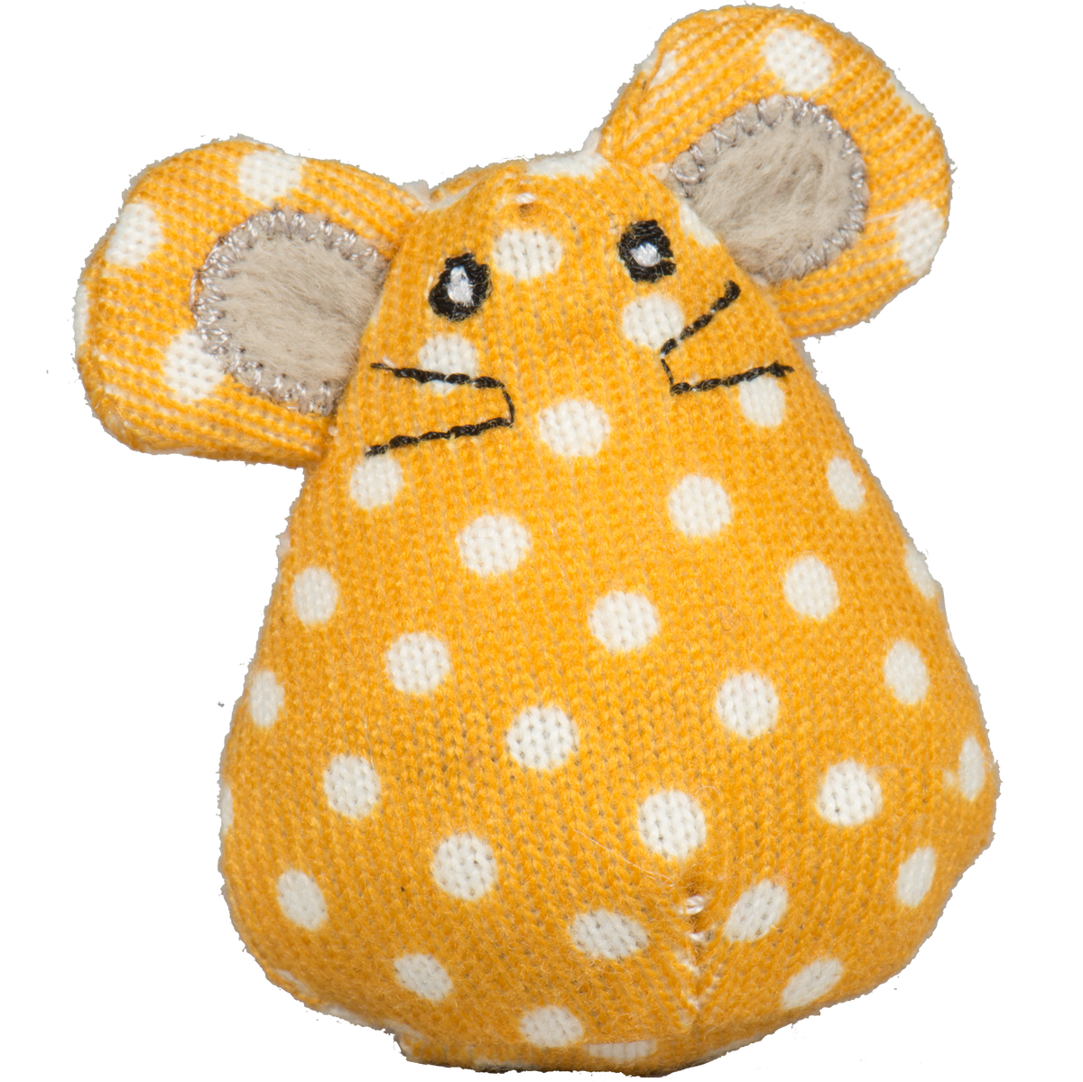 HuggleHounds HuggleKats Polka Dot Mice Cat Toy Bucket, 16 Pack