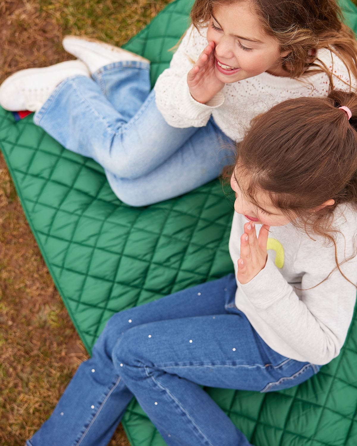 Pretty Rugged Waterproof Puffer Blanket with Pockets