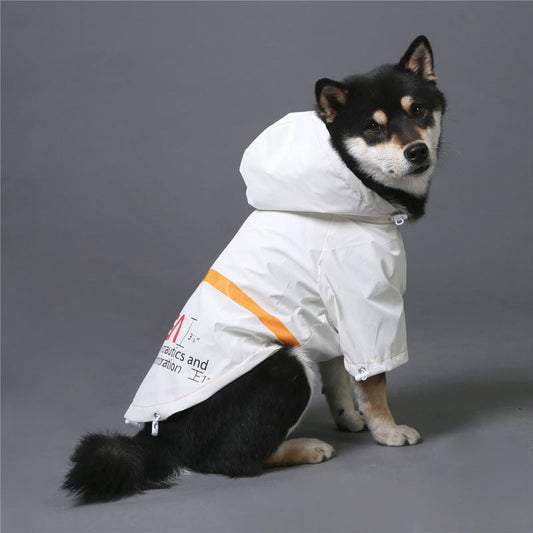 Reflective Windproof Dog Raincoat Suit