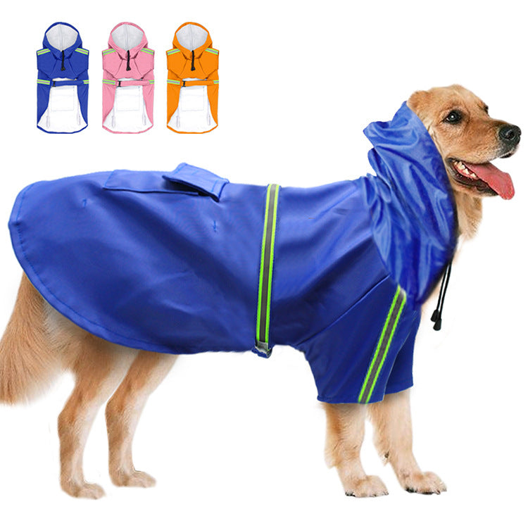 Reflective Dog Rain Cape