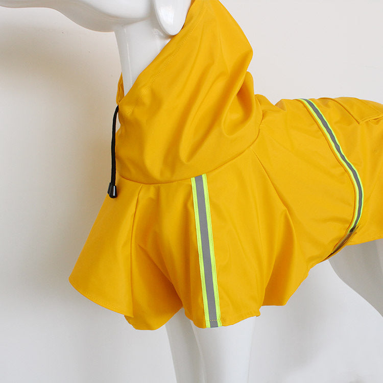 Reflective Dog Rain Cape