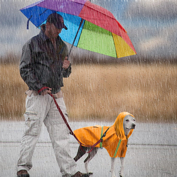 Reflective Dog Rain Cape