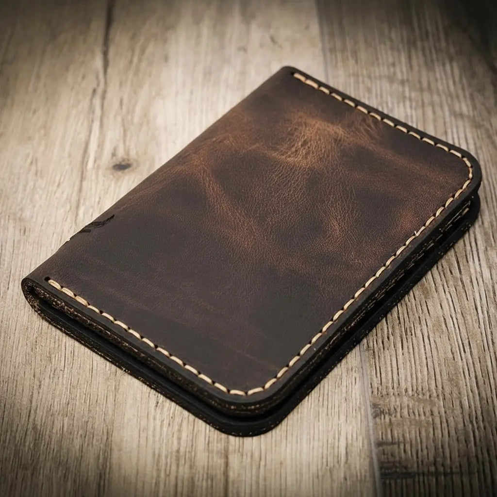 Bull Sheath Leather Tyler Vertical Wallet