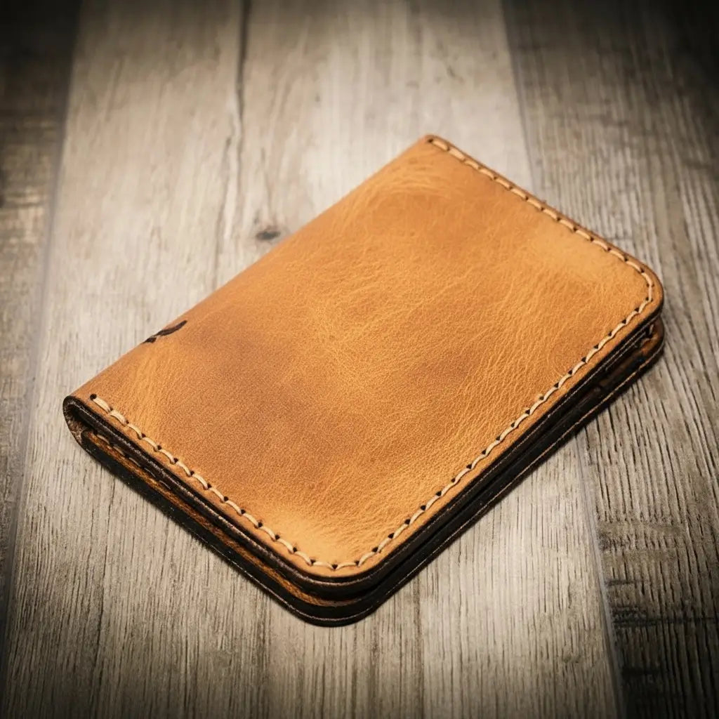 Bull Sheath Leather Tyler Vertical Wallet