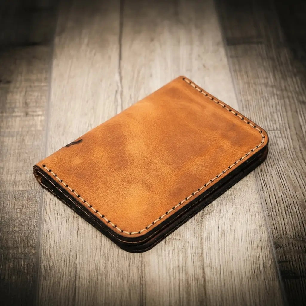 Bull Sheath Leather Tyler Vertical Wallet