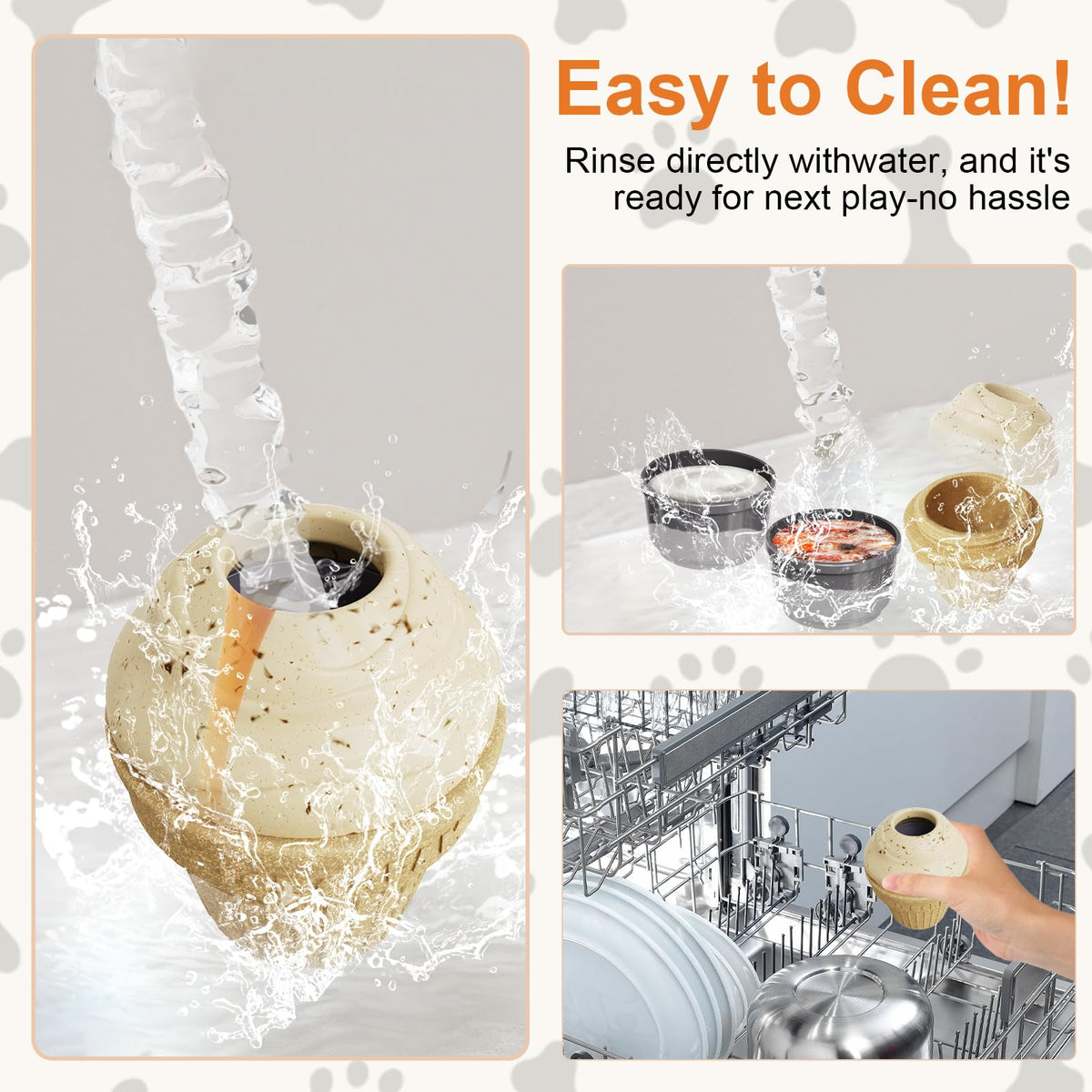 Freezable Ice Cream Dog Toy