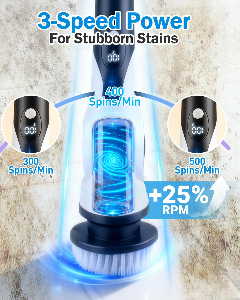 Electric Spin Scrubber