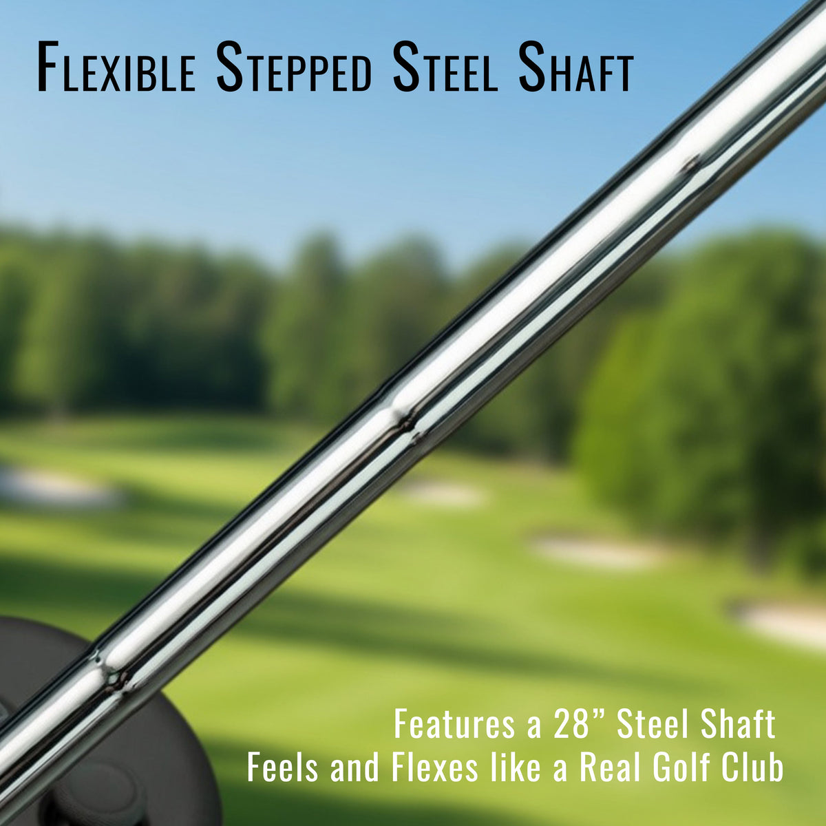 DeadEyeVR DriVR Elite Chrome Stepped Steel VR Golf Club