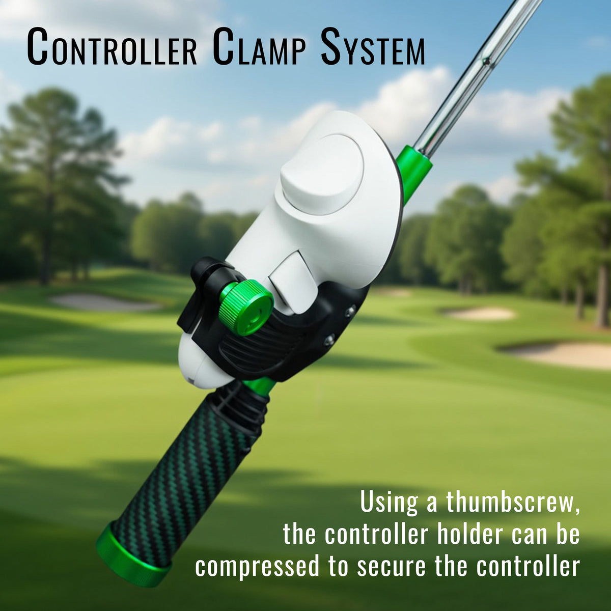 DeadEyeVR DriVR Elite Chrome Stepped Steel VR Golf Club