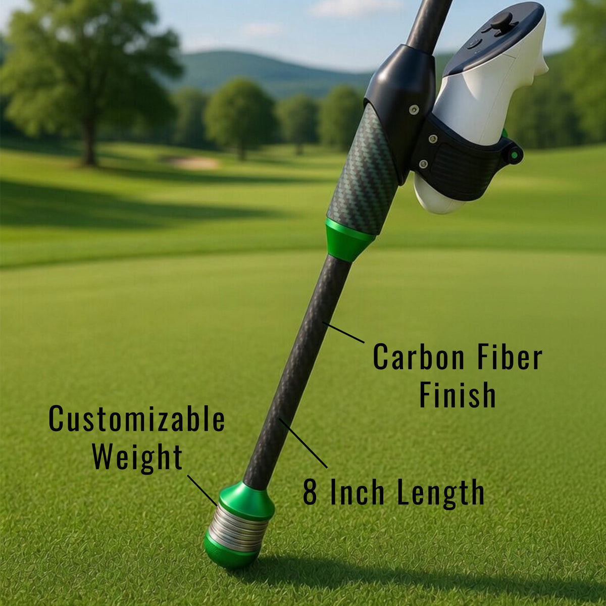 DeadEyeVR DriVR Elite Chrome Stepped Steel VR Golf Club