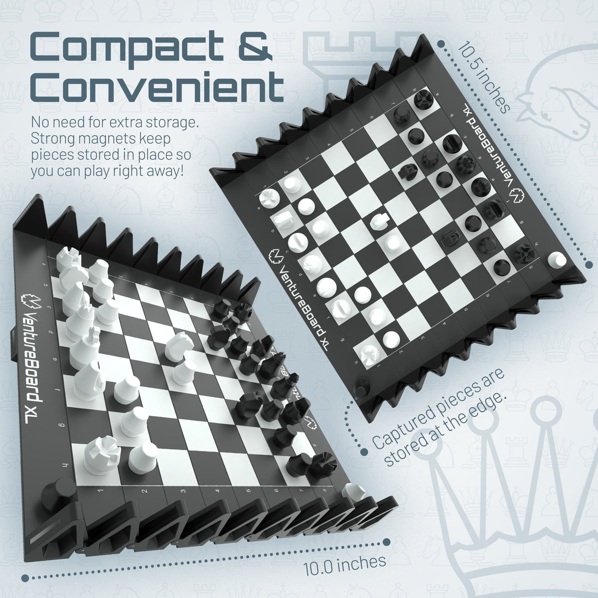 VentureBoard XL Magnetic Roll-Up Chess Set