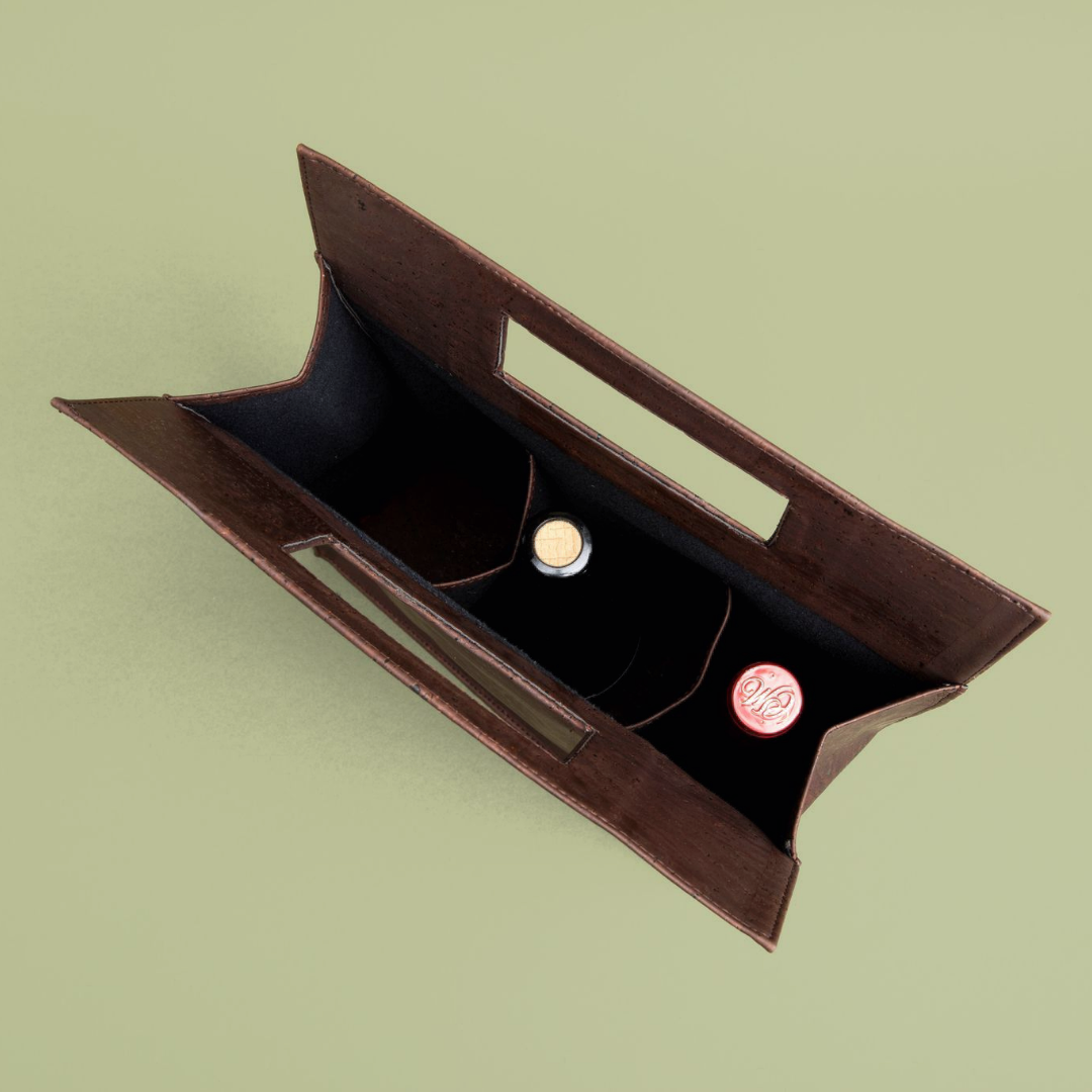 Tiradia Cork Sommelier Wine Tote Bag (3 Bottles)