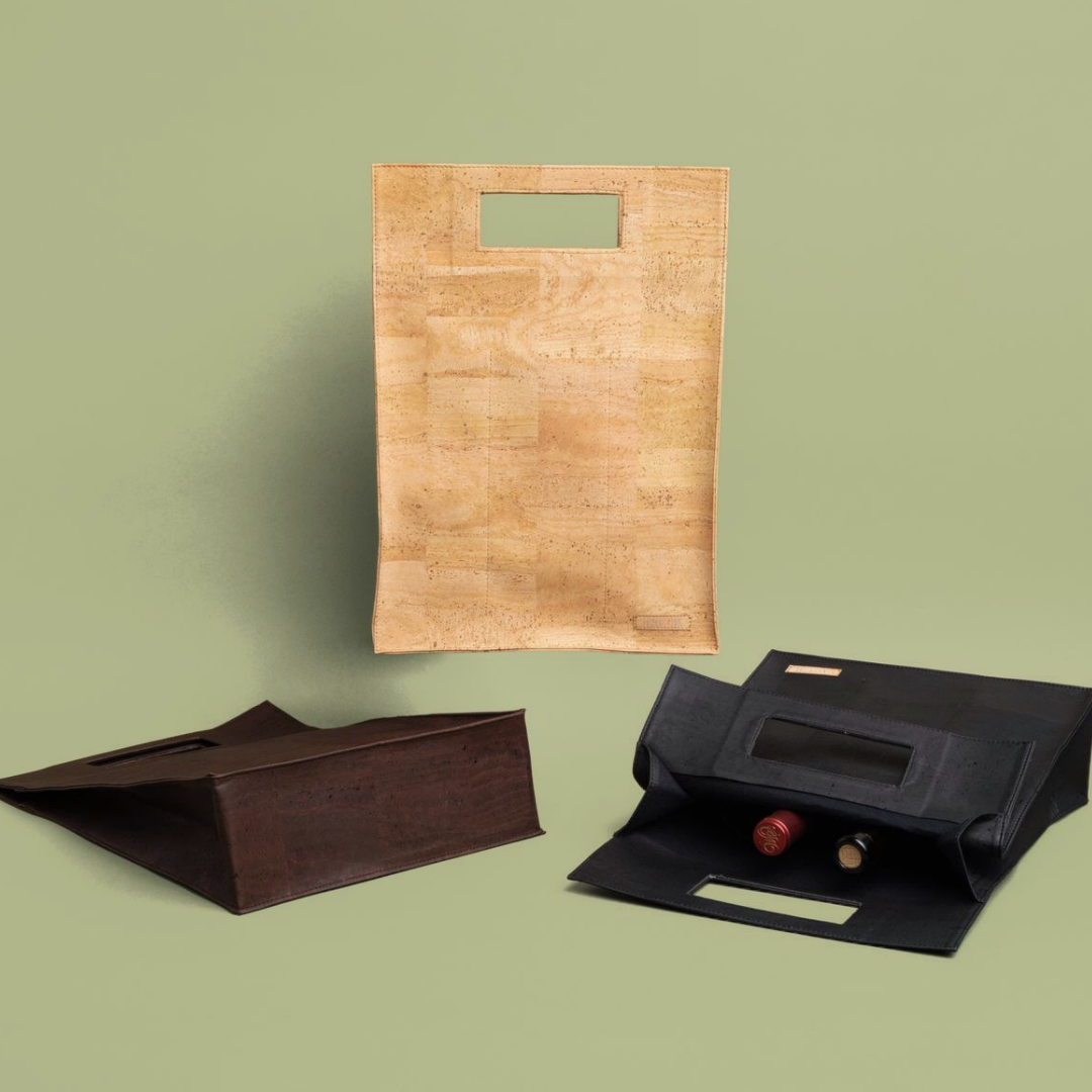 Tiradia Cork Sommelier Wine Tote Bag (3 Bottles)