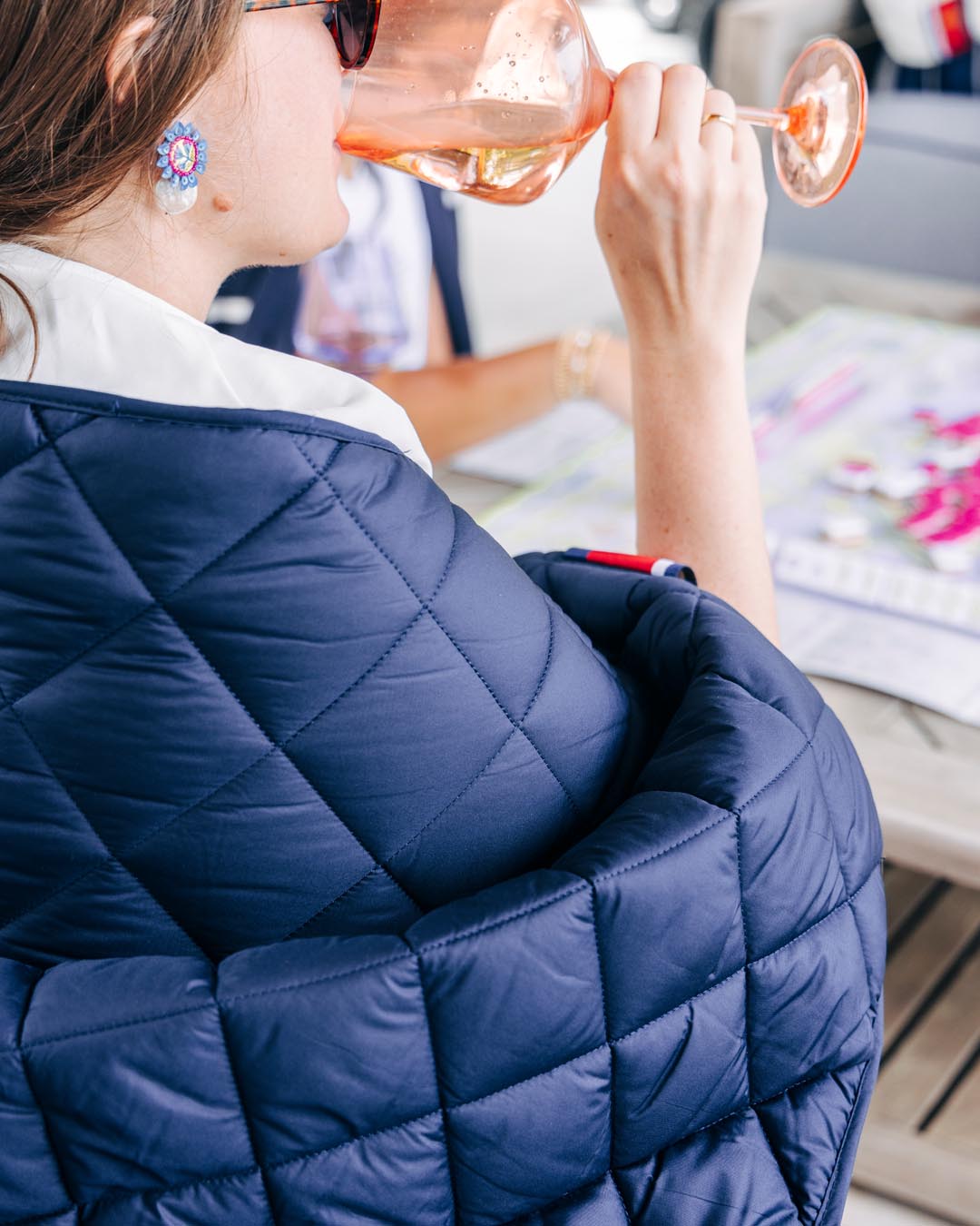 Pretty Rugged Waterproof Puffer Blanket with Pockets
