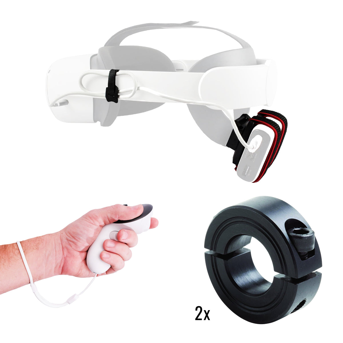 DeadEyeVR DriVR Elite Chrome Stepped Steel VR Golf Club