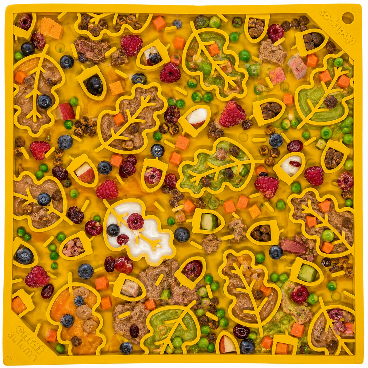 SodaPup Autumn eMat enrichment lick mat