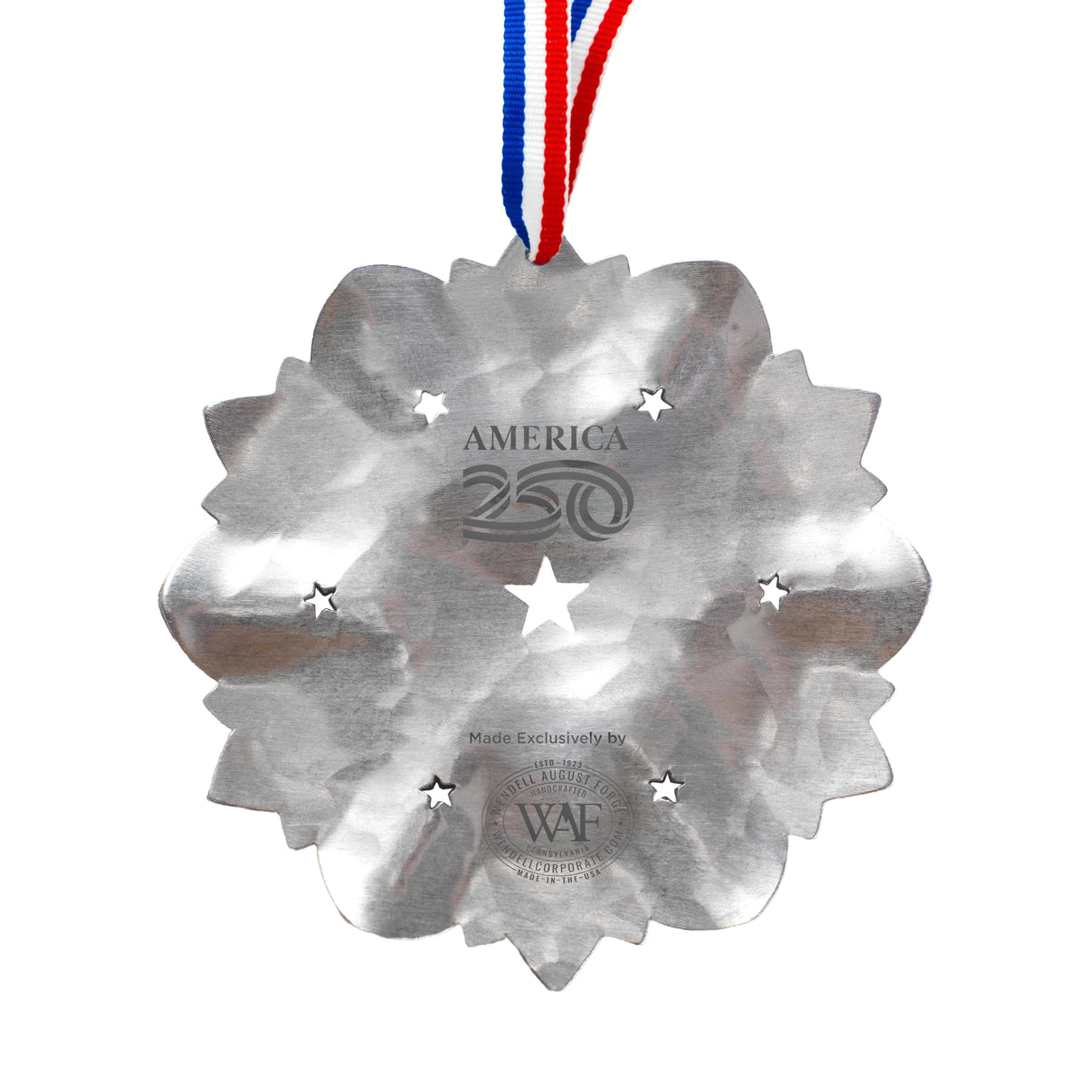 Wendell August Forge Star Spangled Snow Crystal 2026 Ornament