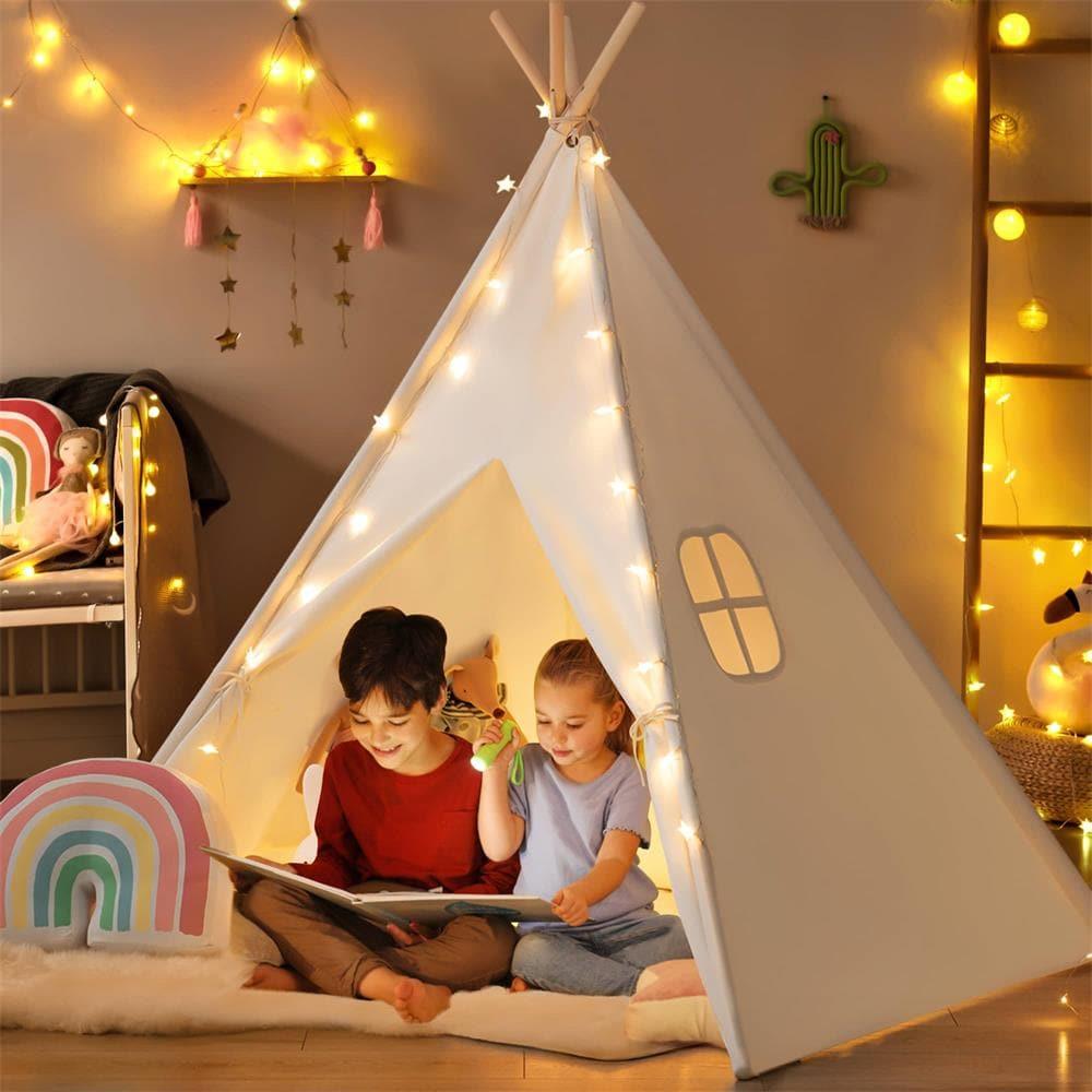Tiny Land® Teepee Tent for Kids with Mat