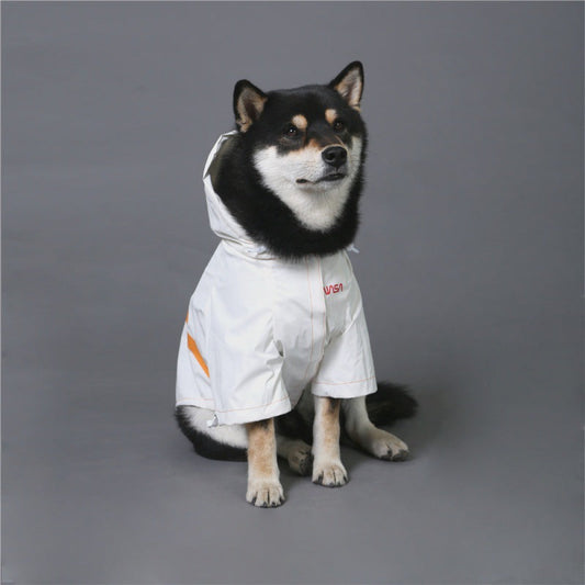 Reflective Windproof Dog Raincoat Suit