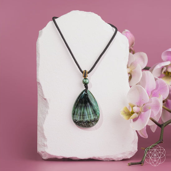 The Angel by My Side Seraphinite Pendant product video