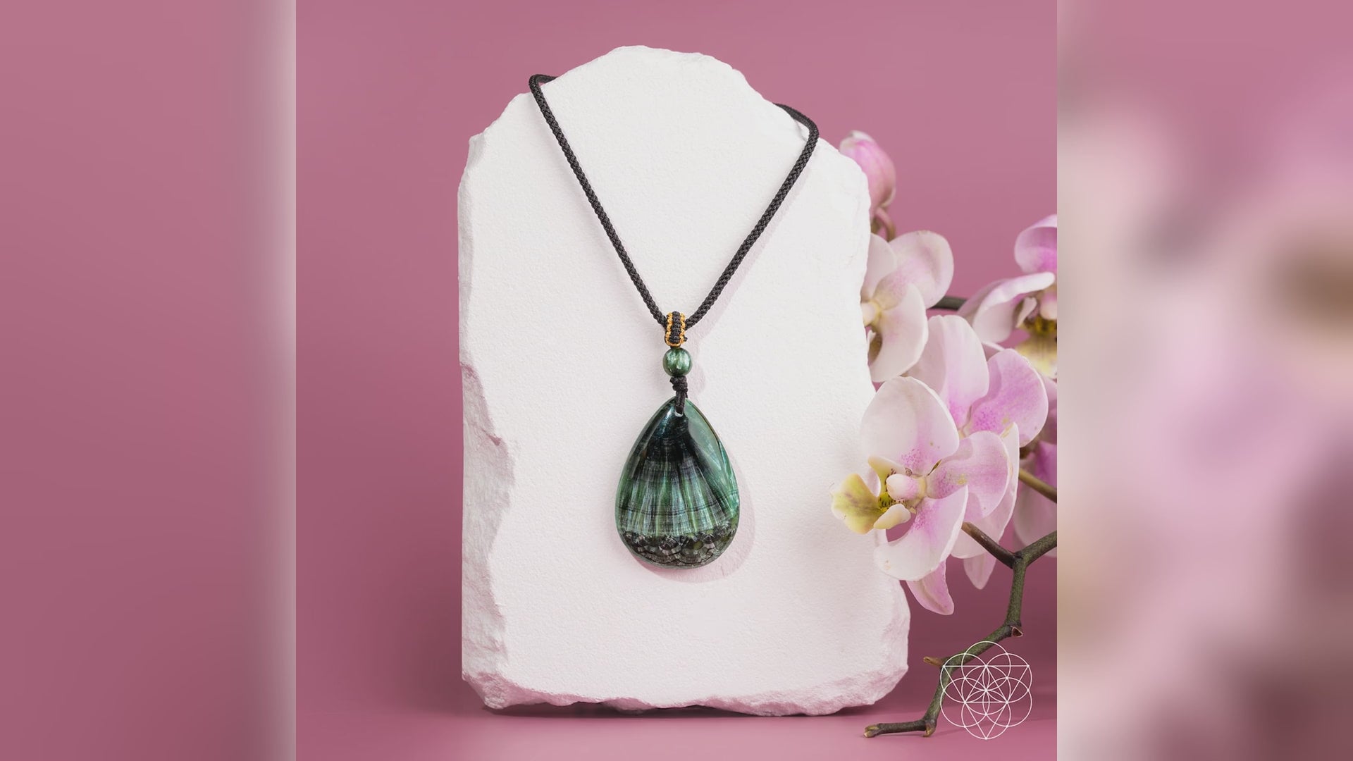 The Angel by My Side Seraphinite Pendant product video