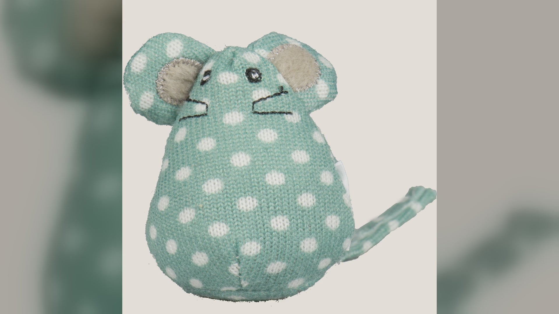 HuggleHounds HuggleKats polka dot mice cat toy bucket