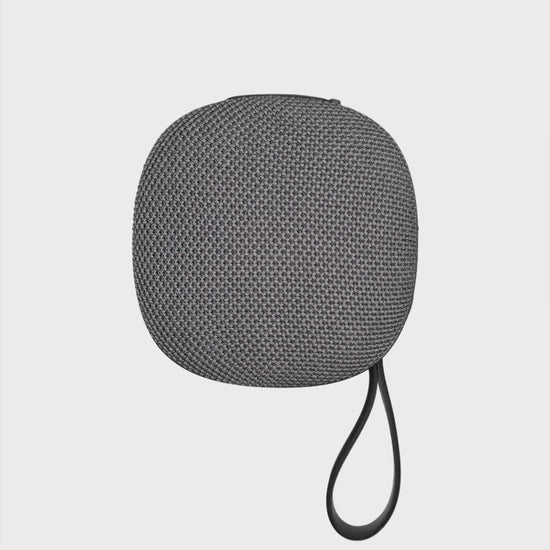 A Talon Golf Eagle magnetic Bluetooth speaker in black and white