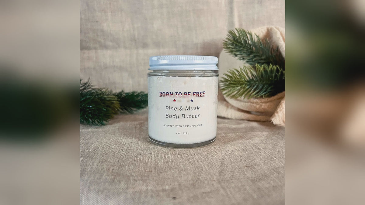 Pine & Musk Body Butter 4 oz jar