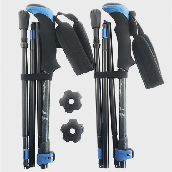 York Nordic travel folding walking and hiking poles