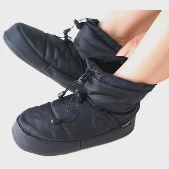 Polar Feet Camp Booties, Black