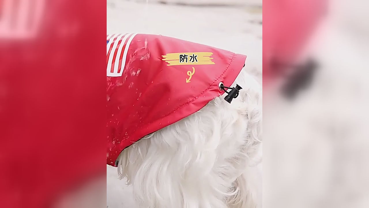 The Dog Face Pet Raincoat