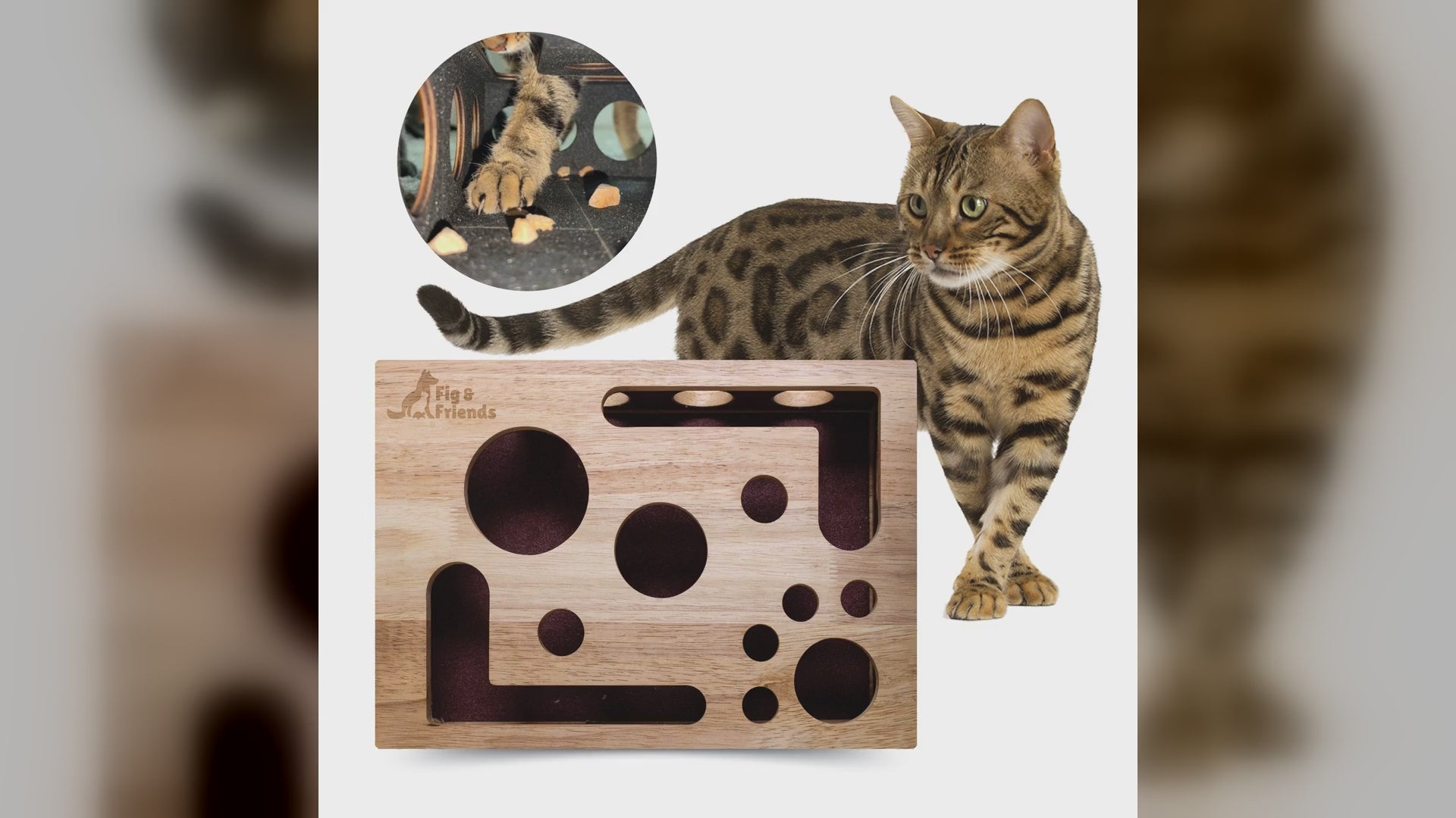 Fig & Friends Cat Nail File Enrichment Box