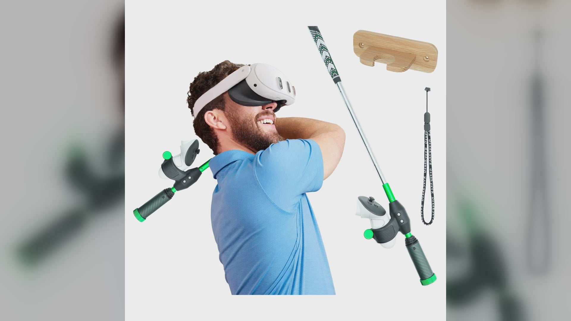 DeadEyeVR DriVR Elite Chrome VR golf club
