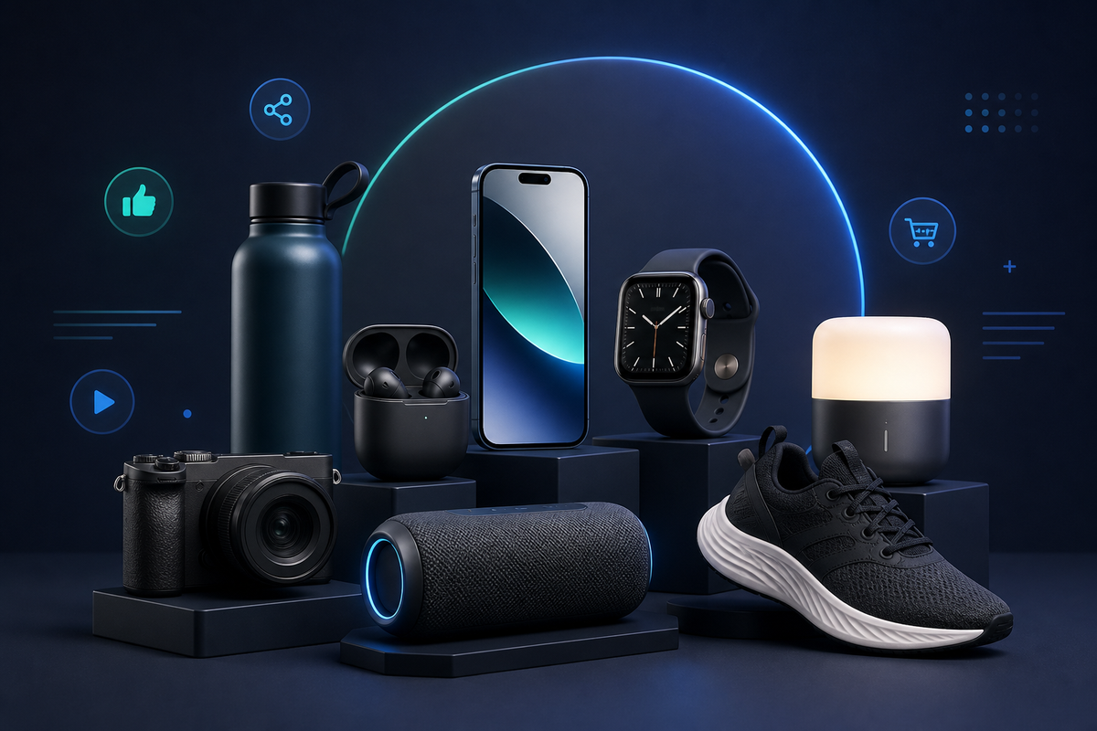 Webecom Trends — curated trending products hero